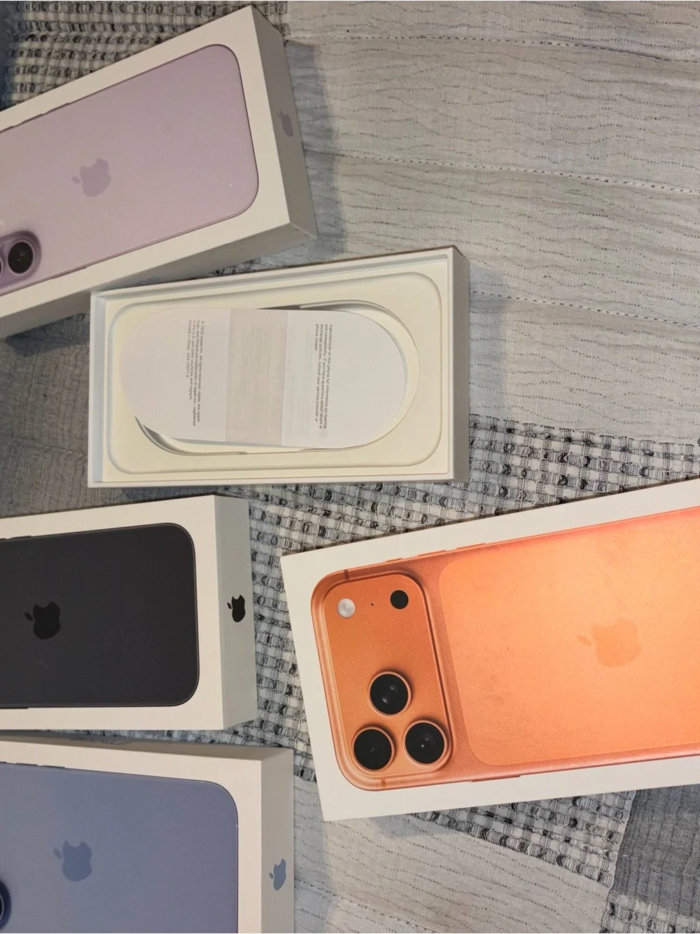 Apple iPhone Boxes.  Just the Boxes